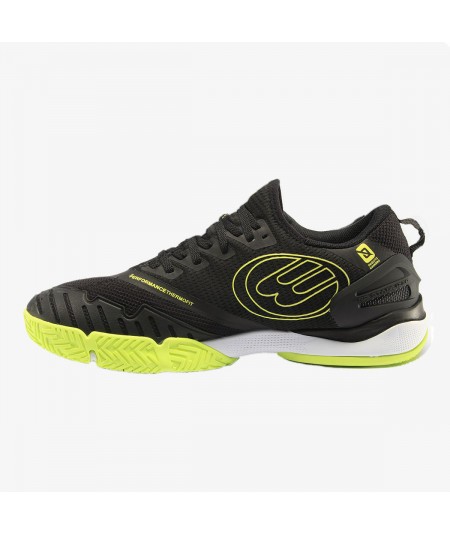 ZAPATILLA BULLPADEL HACK HYBRID FLY 22V NEGRO