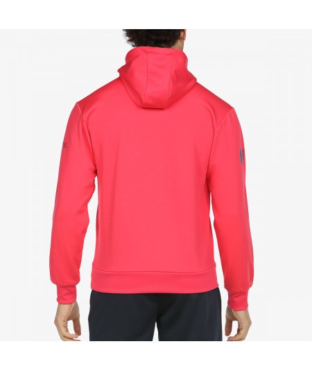 SUDADERA BULLPADEL RADU CARMESI FLUOR