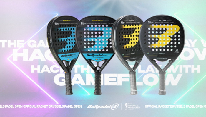 Bullpadel presents the official rackets of the Circus Brussels Padel Open 2022