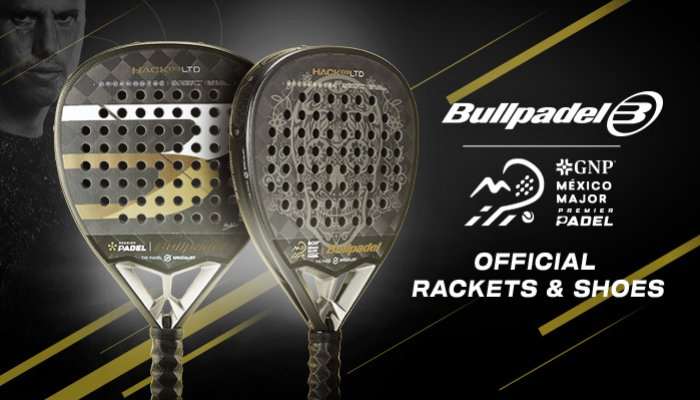 Le HACK 03, raquette officielle du Mexique Major Premier Padel