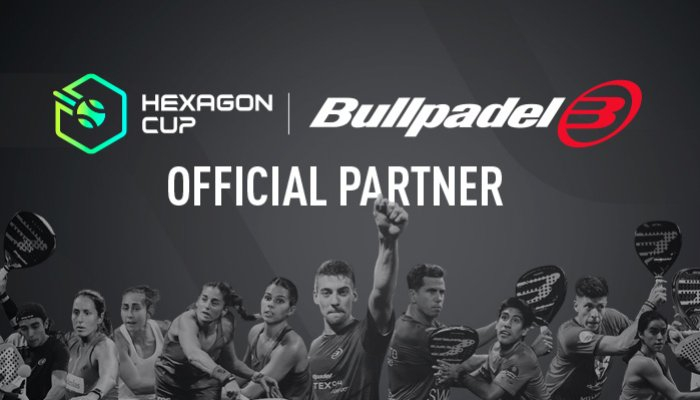 Hexagon Cup anuncia a Bullpadel como  nuevo Patrocinador Deportivo Oficial 
