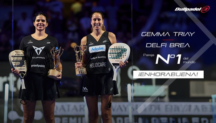 Gemma Triay and Delfi Brea, new number 1 in the world