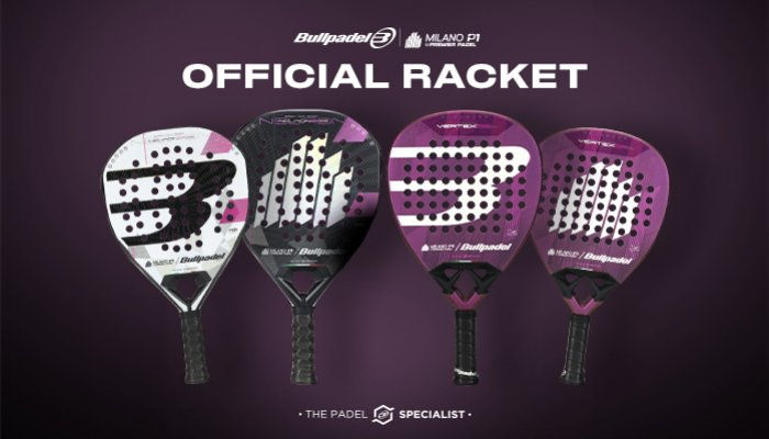 Bullpadel presents its special edition rackets Milano Premier Padel P1