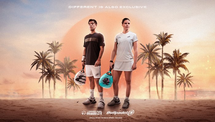 Bullpadel unveils the official rackets of the Miami P1 Premier Padel